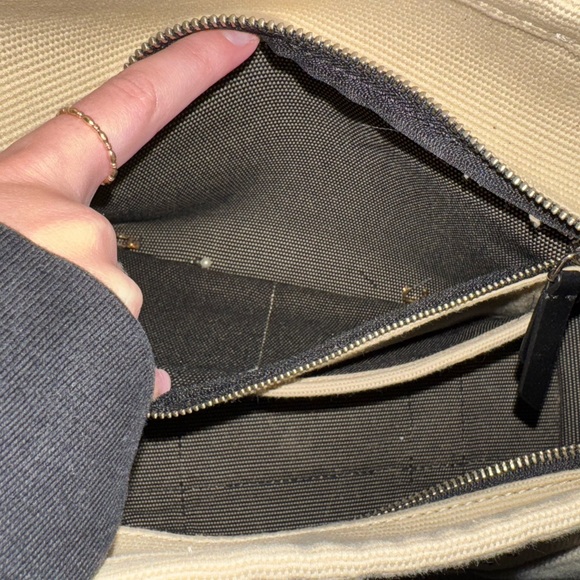 Marc Jacobs Cream and Black Canvas Tote - Picture 7 of 7